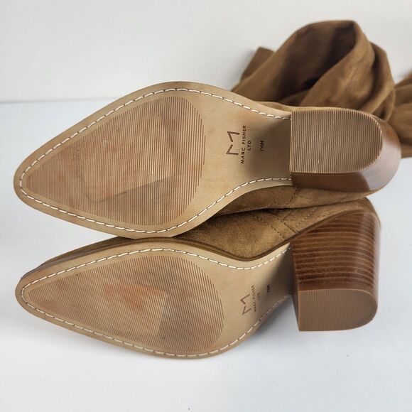 Marc Fisher ltd  Gwyneth Women's over the knee Tall Brown Boot Size 7.5M - Picture 16 of 16